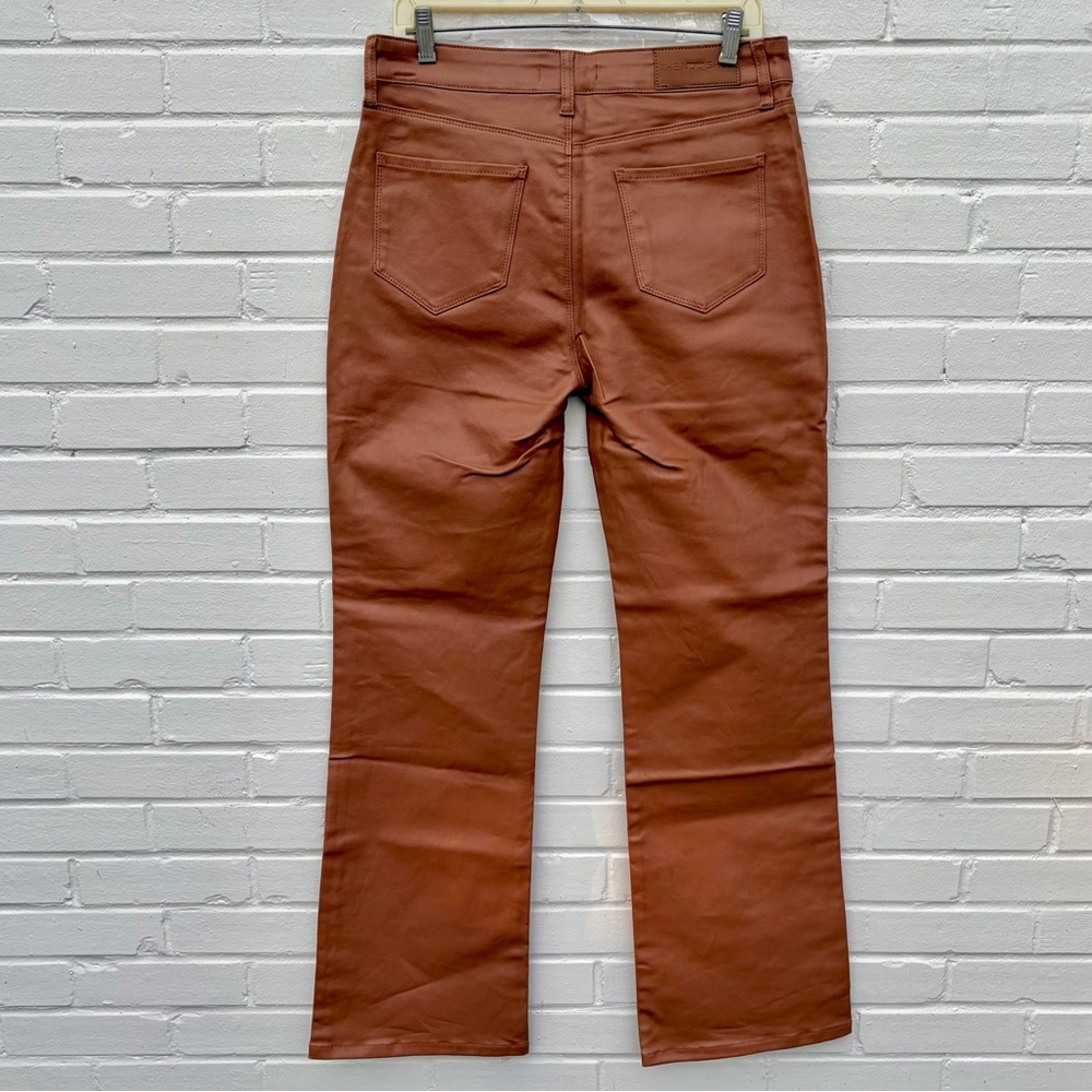 ❌SOLD❌ The Noli Shop ARIA COATED FLARE JEANS in MOCHA, SZ 31 (12) MSRP $178 - Picture 8 of 10
